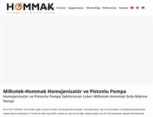 Tablet Screenshot of hommak.com